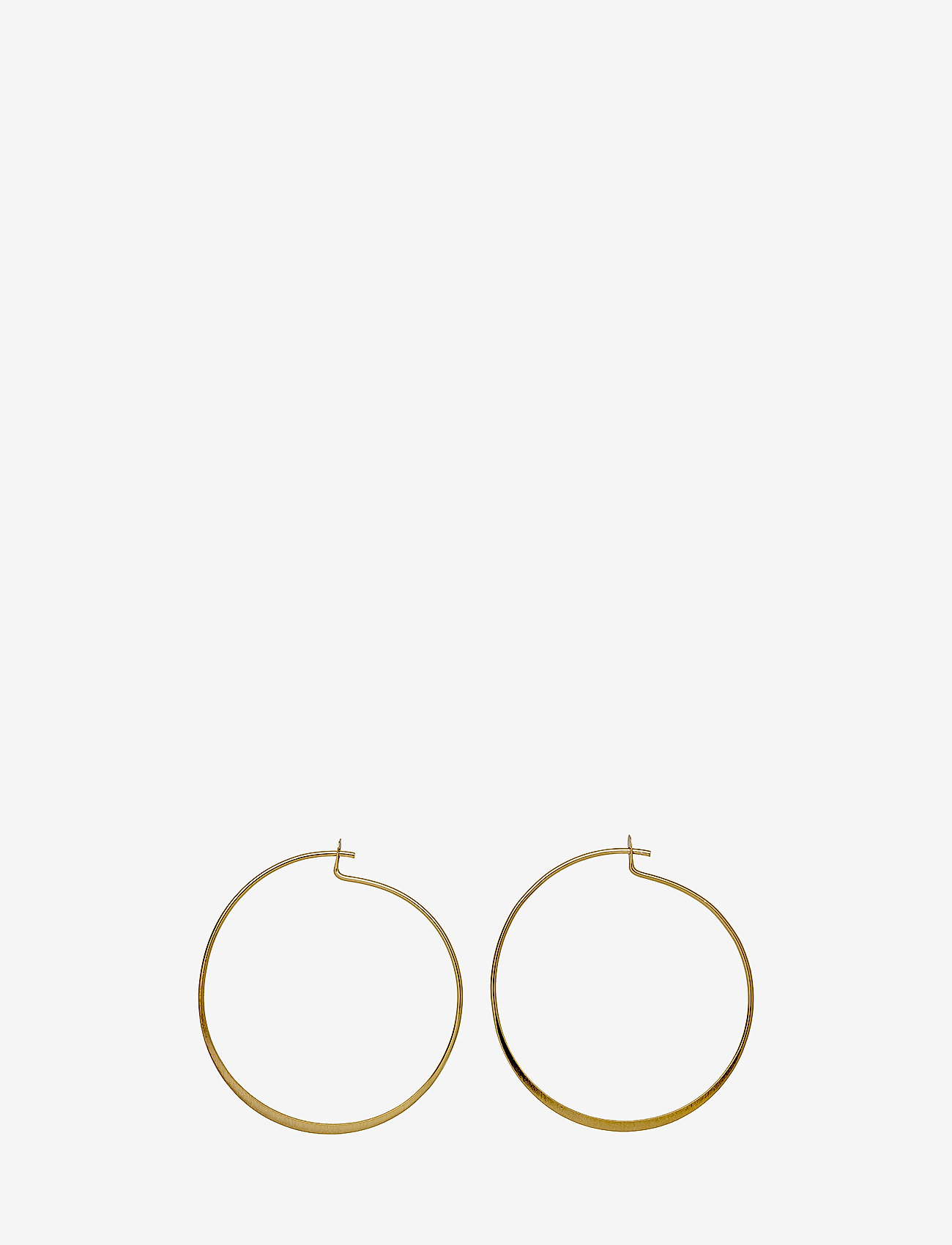 Pilgrim - TILLY large hoop earrings - creoler & hoops - gold plated - 0