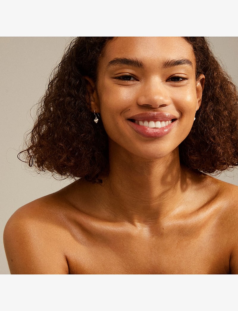 Pilgrim - SOPHIA heart pendant earrings - kabamieji auskarai - silver plated - 2