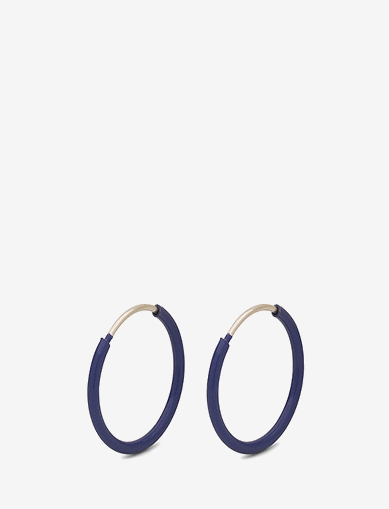 Pilgrim - Earrings Misty Silver Plated Blue - blue - 0