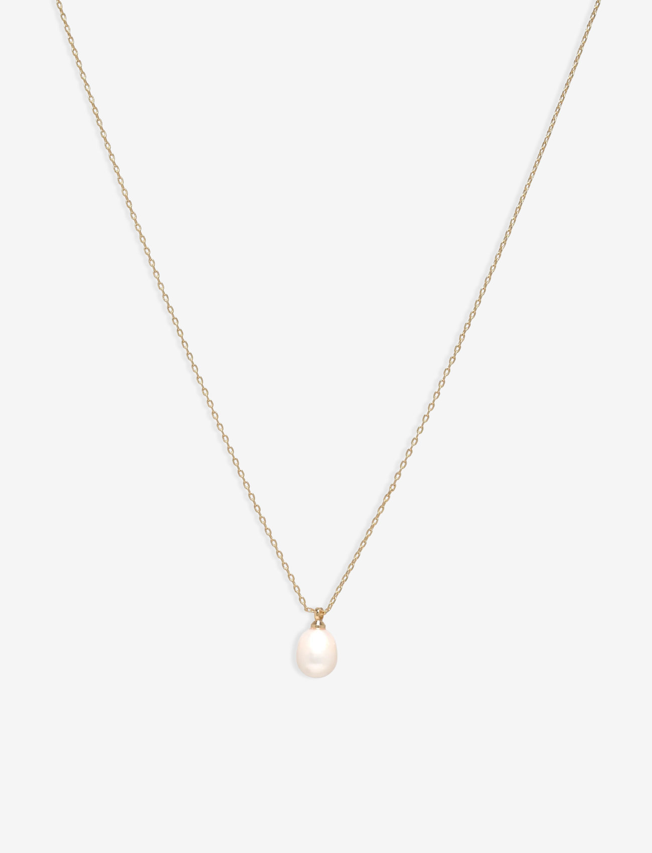 Pilgrim - EILA freshwater pearl necklace gold-plated - perlekæder - gold plated - 0