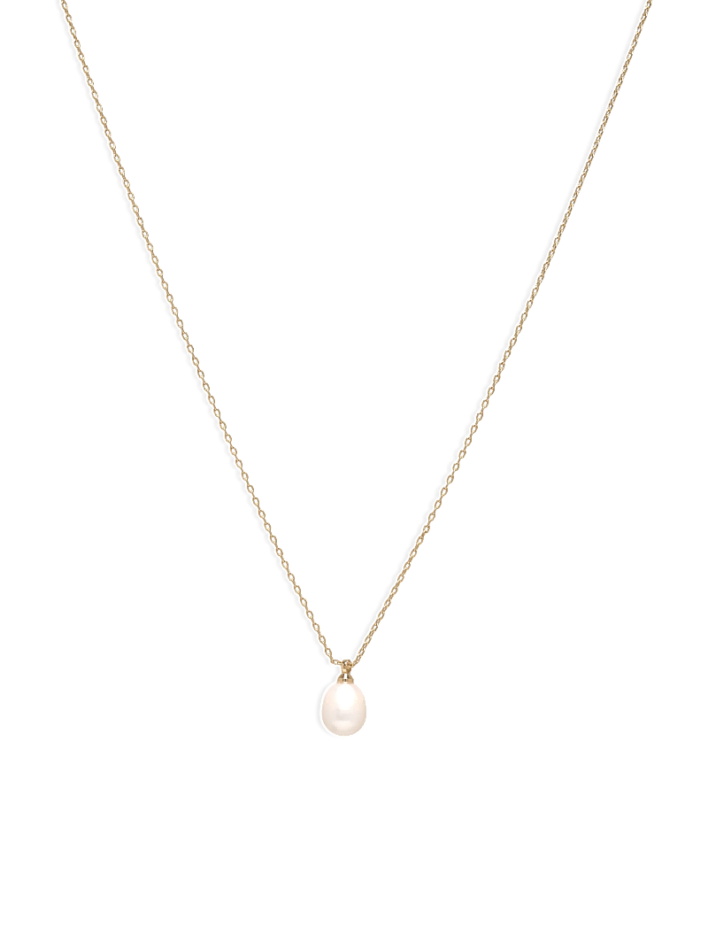 Pilgrim - EILA freshwater pearl necklace gold-plated - perlekæder - gold plated - 0