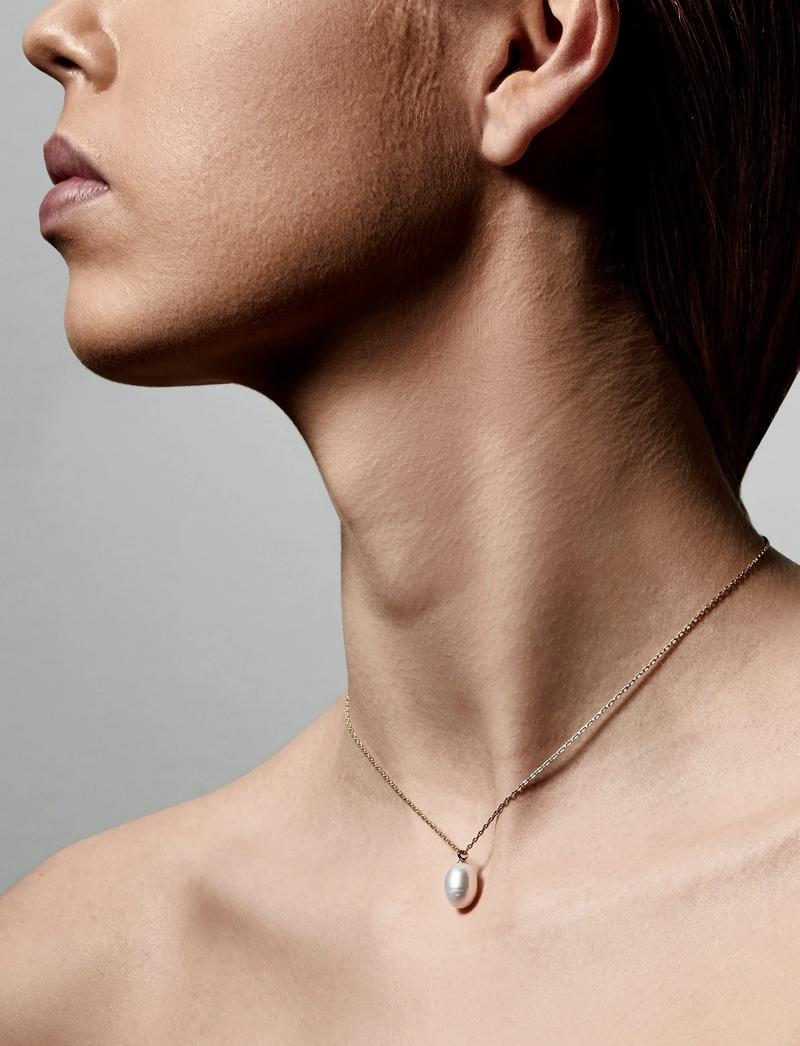 Pilgrim Eila Freshwater Pearl Necklace Gold-Plated, Kvinder, Perlehalskæde, Guld, Str: ONE SIZE