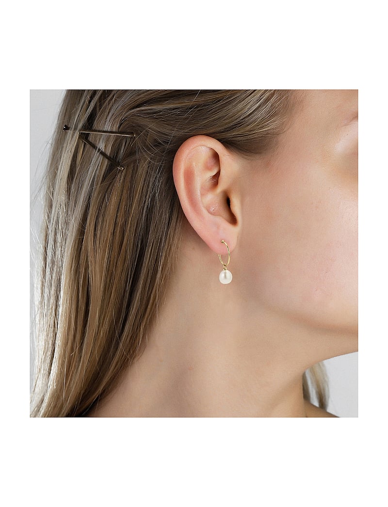 Pilgrim - EILA pearl earrings - pärlitega kõrvarõngad - gold - 0