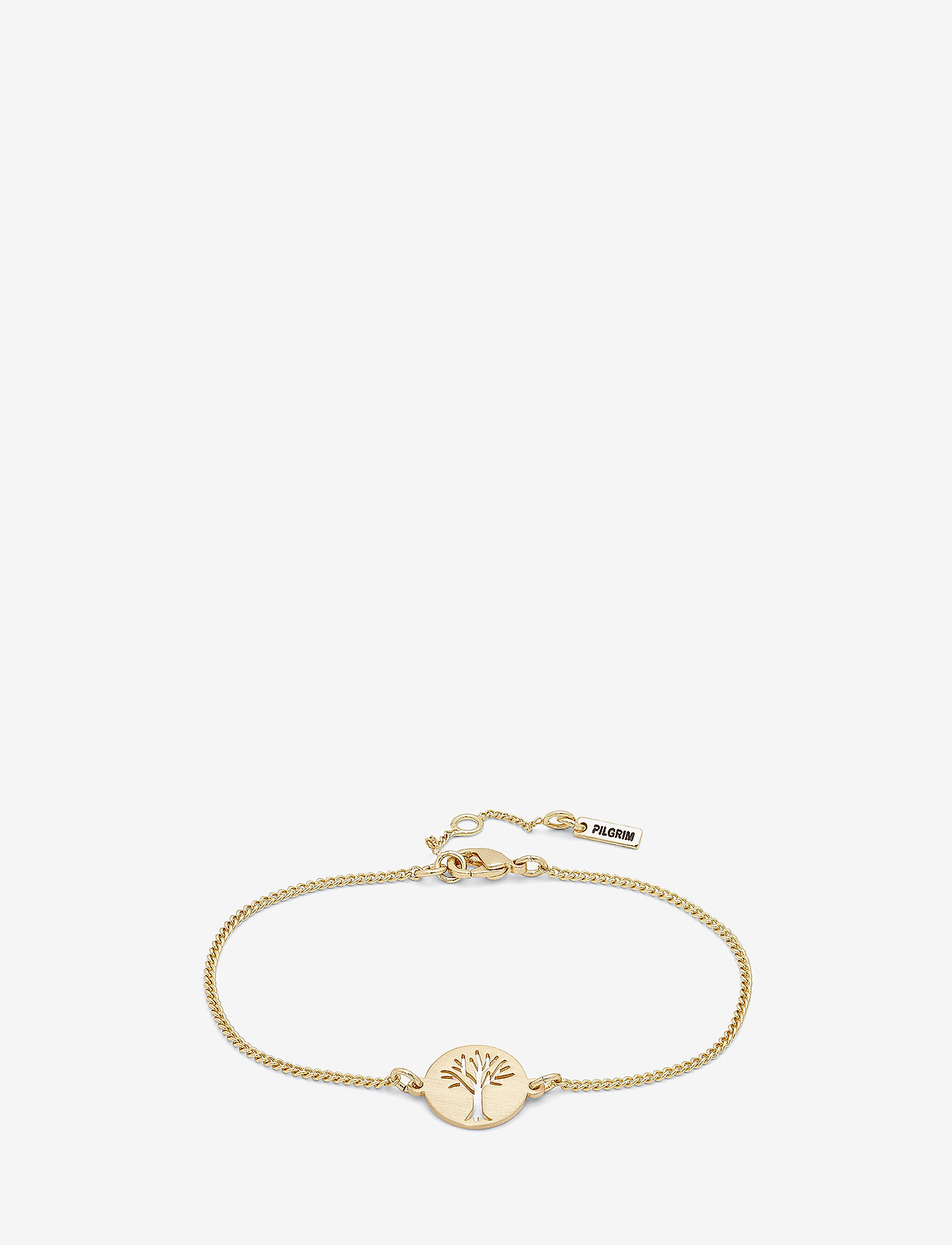 Pilgrim - ELIN recycled coin bracelet - kedjearmband - gold plated - 0