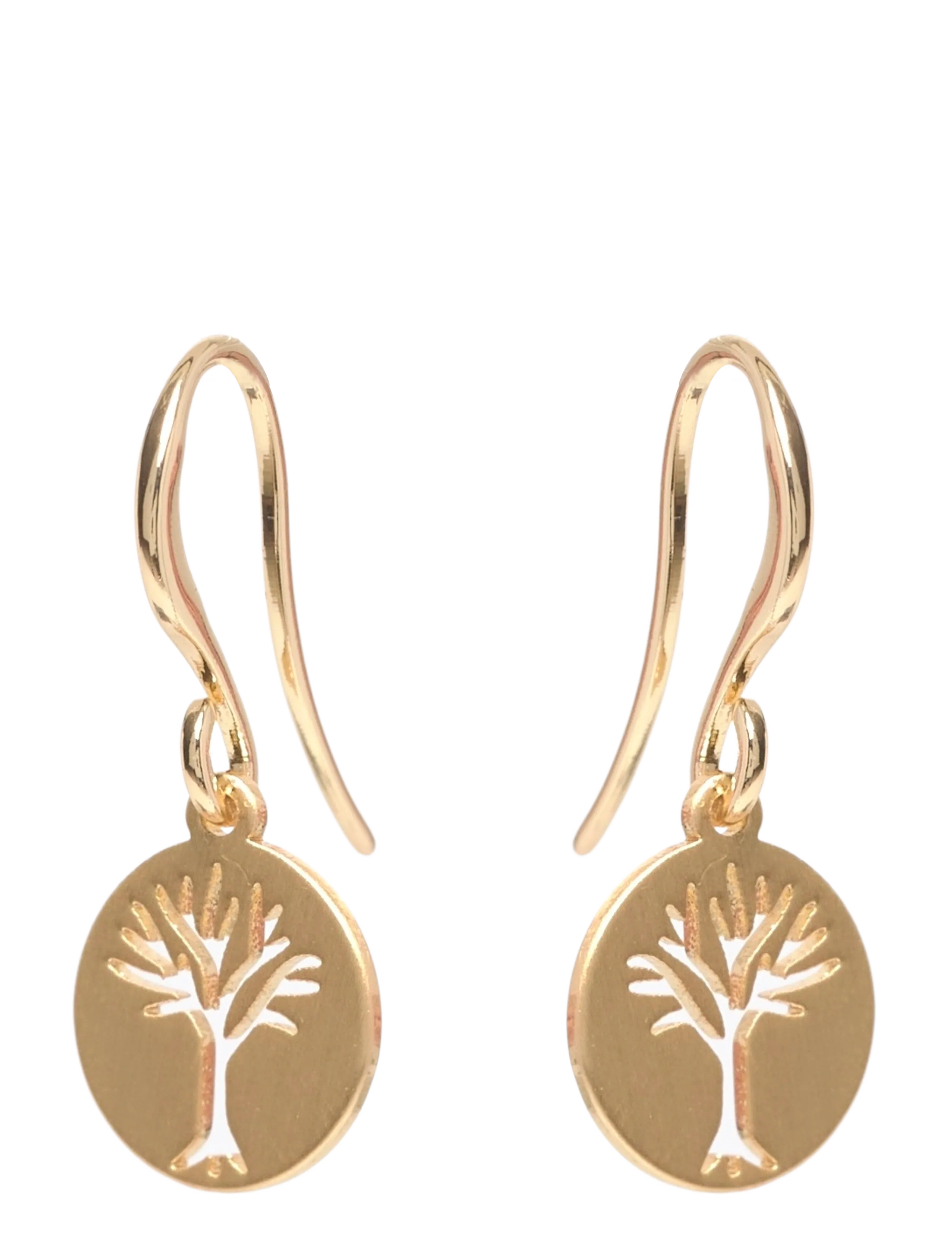 Pilgrim Elin Coin Earrings Gold-Plated, One Size, Earrings, Gold - Pendants Frauen