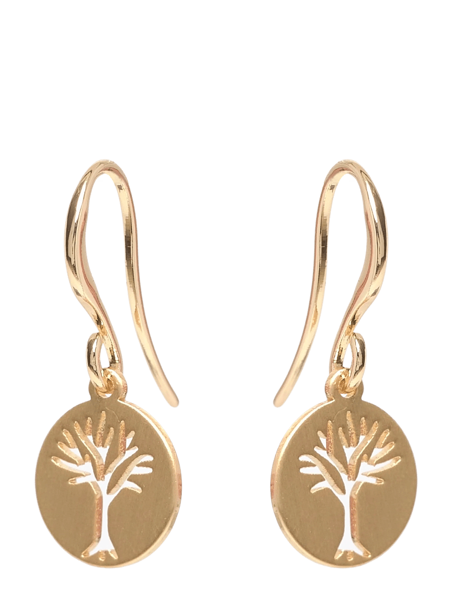 Pilgrim - ELIN coin earrings gold-plated - ohrhänger - gold plated - 0