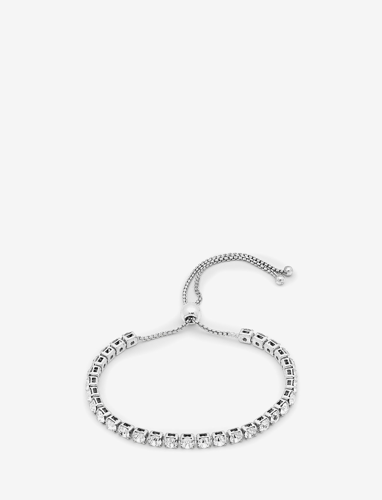 LUCIA crystal bracelet - SILVER PLATED