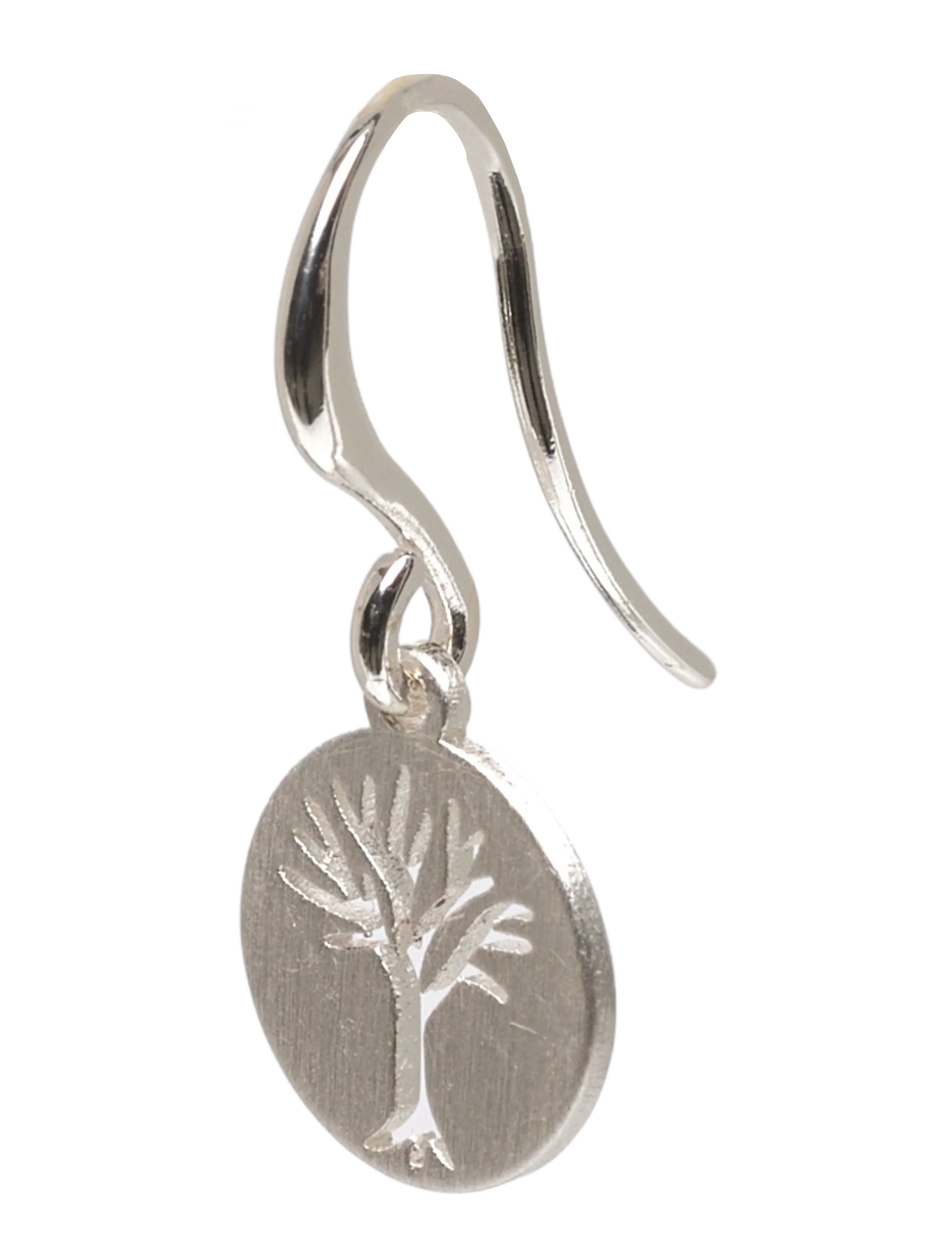 ELIN coin earrings silver-plated - SILVER PLATED