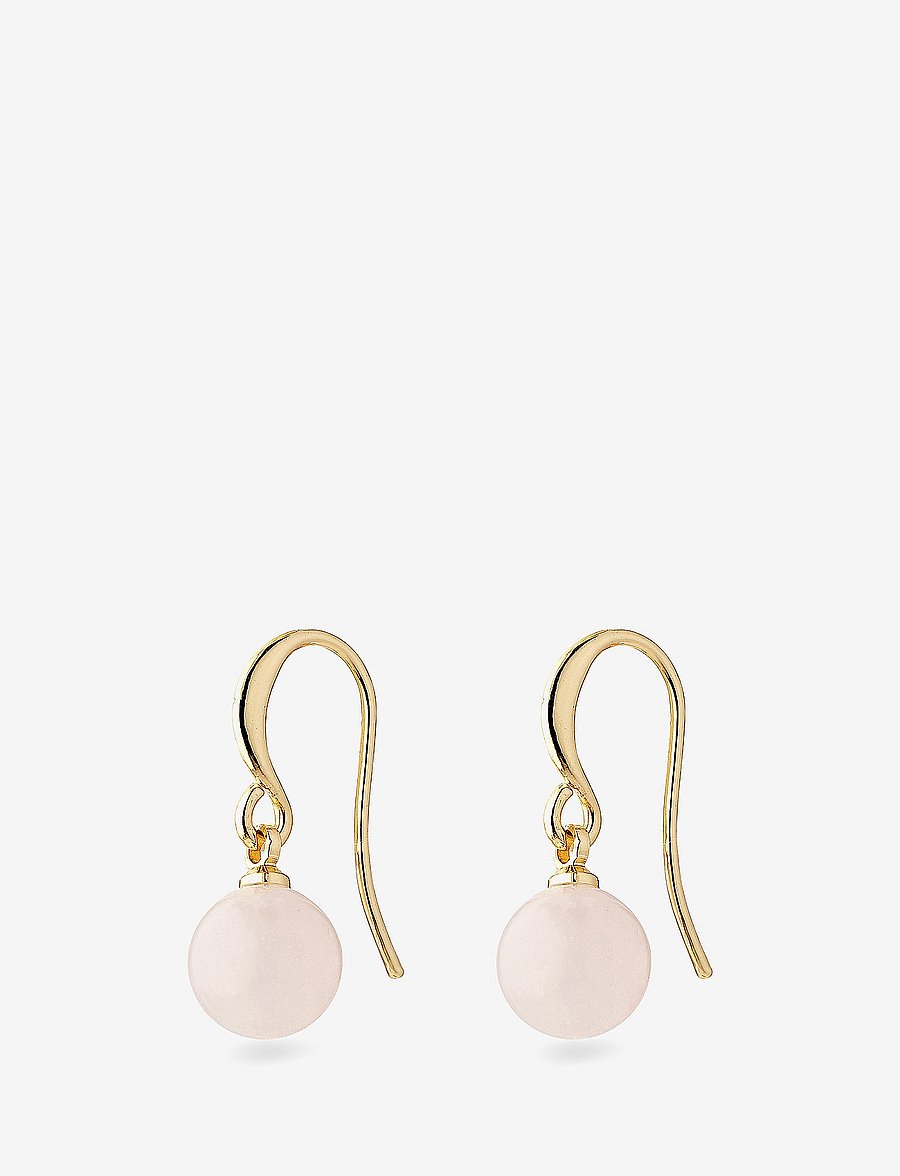 Pilgrim - Goldie - Øreringe med vedhæng - gold plated pink - 0