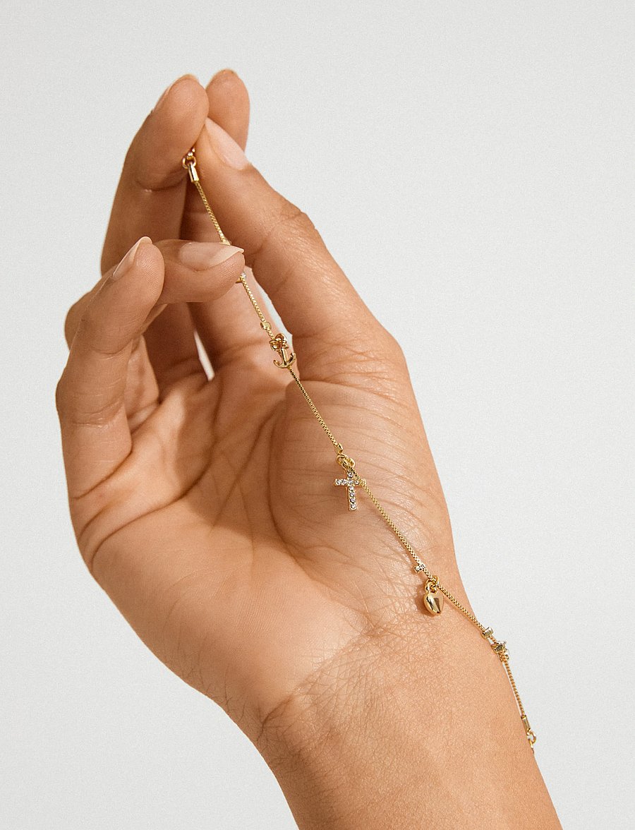 Pilgrim - ANET crystal bracelet gold-plated - gold plated - 4
