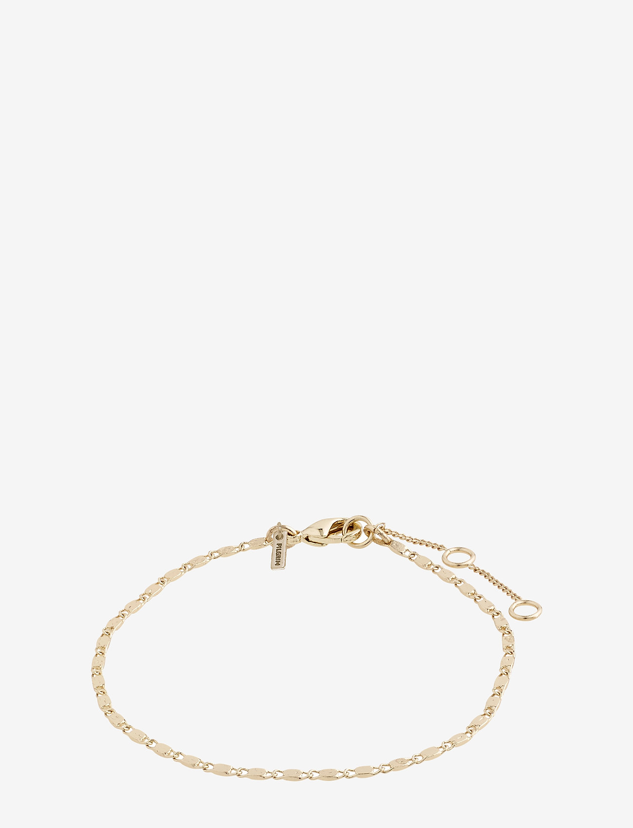Pilgrim - PARISA recycled flat link chain bracelet - kettenarmbänder - gold plated - 0