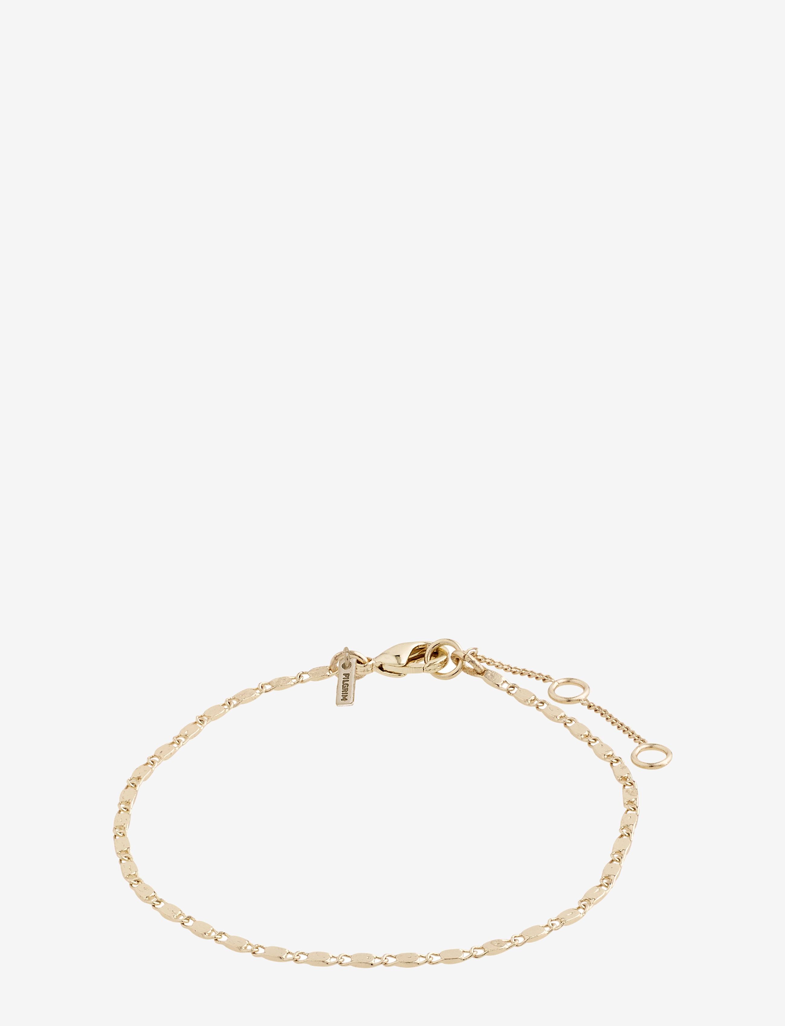 PARISA recycled flat link chain bracelet - GOLD PLATED