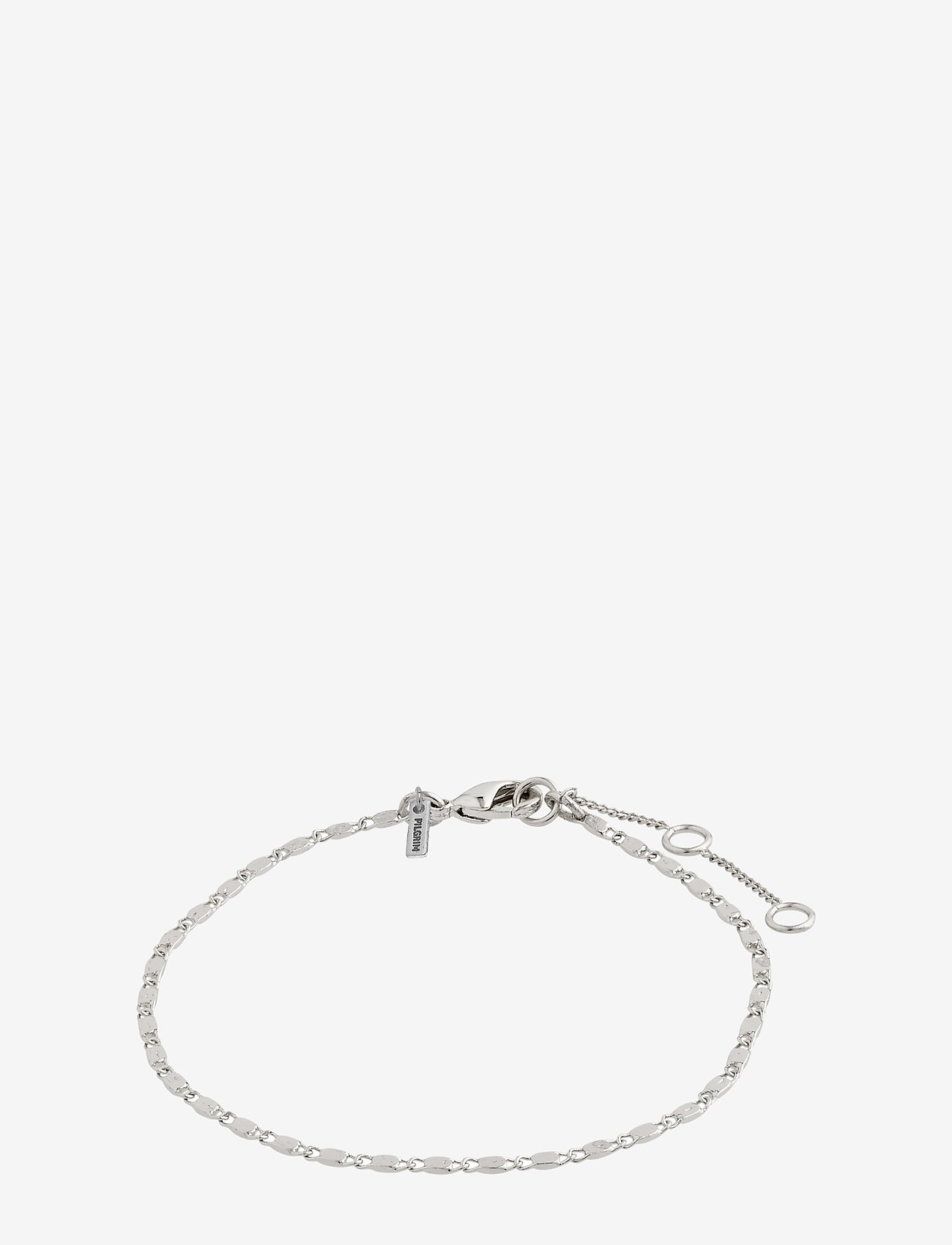 Pilgrim - PARISA flat link chain bracelet - kædearmbånd - silver plated - 1