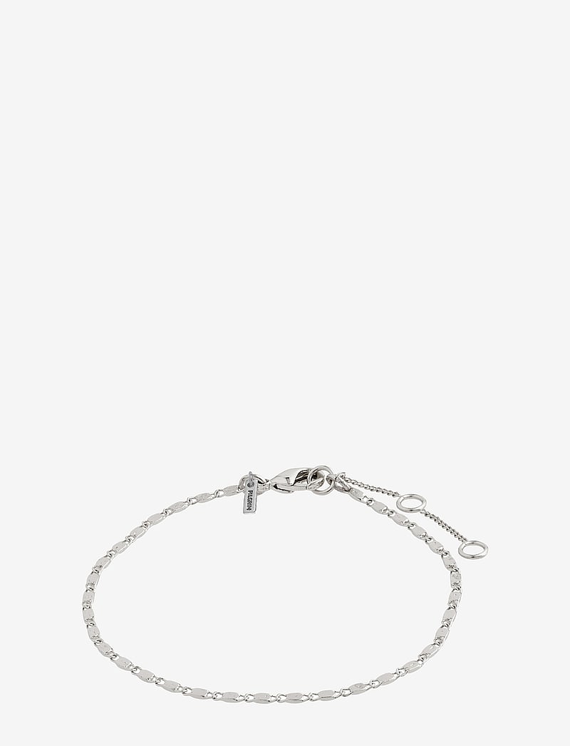Pilgrim - PARISA flat link chain bracelet - kædearmbånd - silver plated - 1
