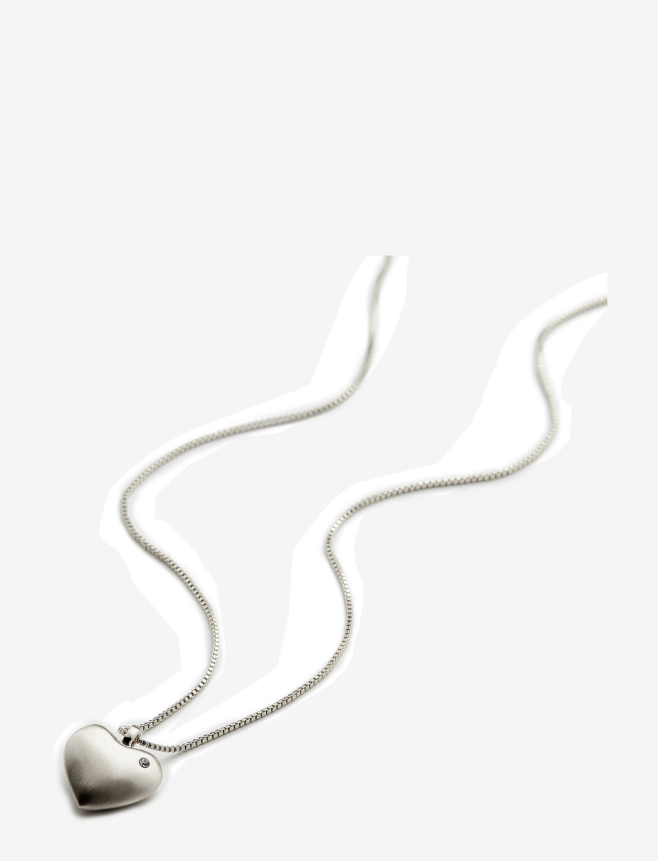 Pilgrim - SOPHIA recycled heart pendant necklace - silver plated - 2