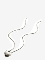 Pilgrim - SOPHIA recycled heart pendant necklace - naszyjniki z wisiorkami - silver plated - 2