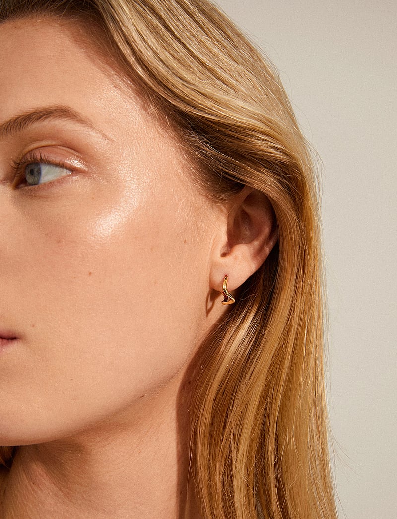 Pilgrim Alberte Organic Shape Hoop Earrings (PIL602232003) Hoops