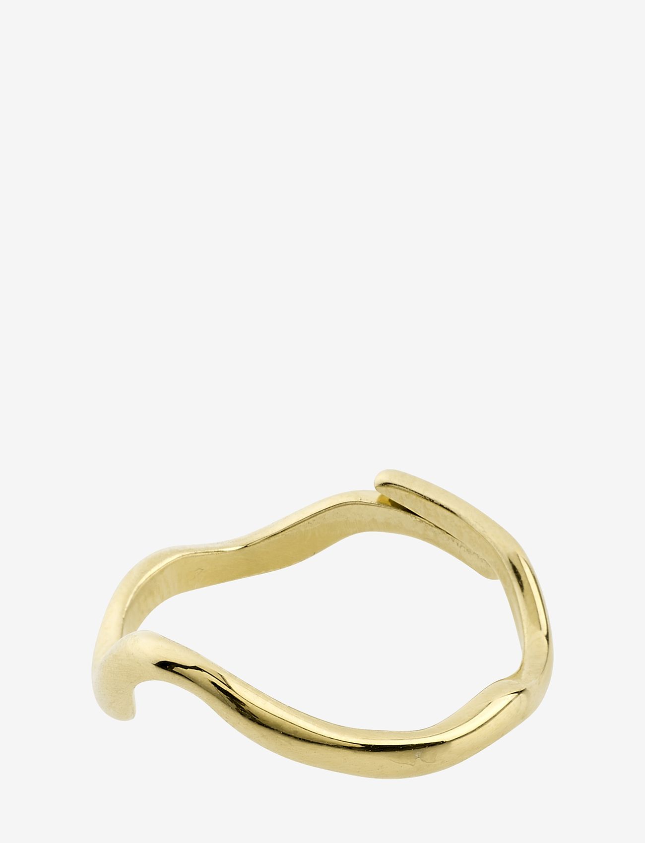 Pilgrim - ALBERTE organic shape ring gold-plated - julegaver under 300kr - gold plated - 0