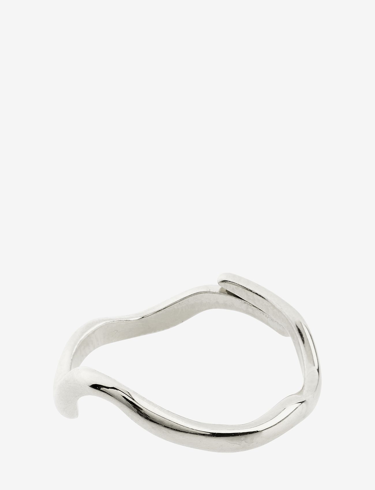 Pilgrim - ALBERTE organic shape ring silver-plated - ballīšu apģērbs par outlet cenām - silver plated - 0