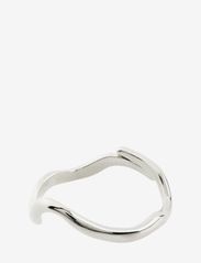 ALBERTE organic shape ring silver-plated - SILVER PLATED