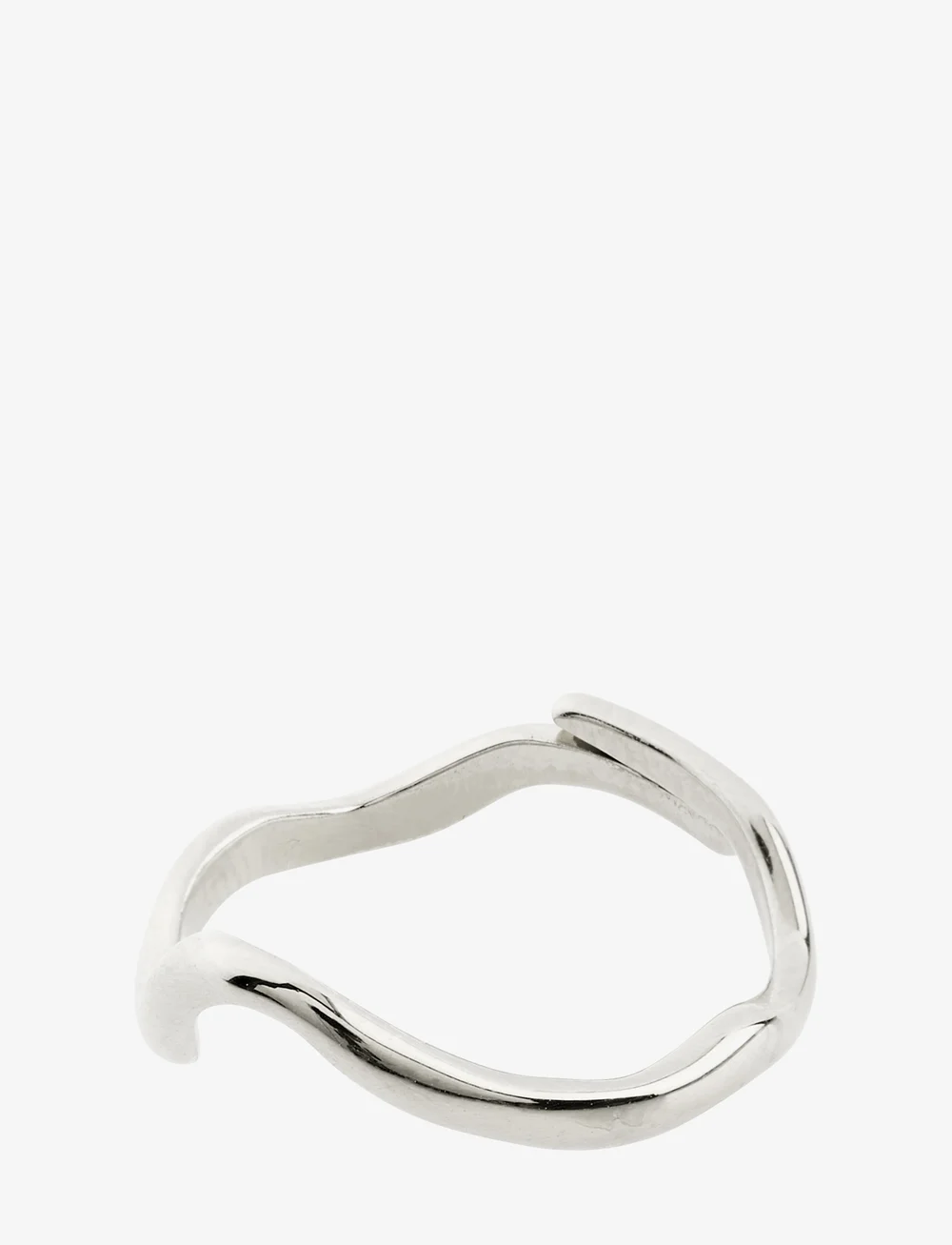 Pilgrim - ALBERTE organic shape ring silver-plated - konfirmationstøj - silver plated - 1