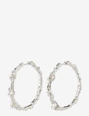 RAELYNN recycled hoops - SILVER PLATED