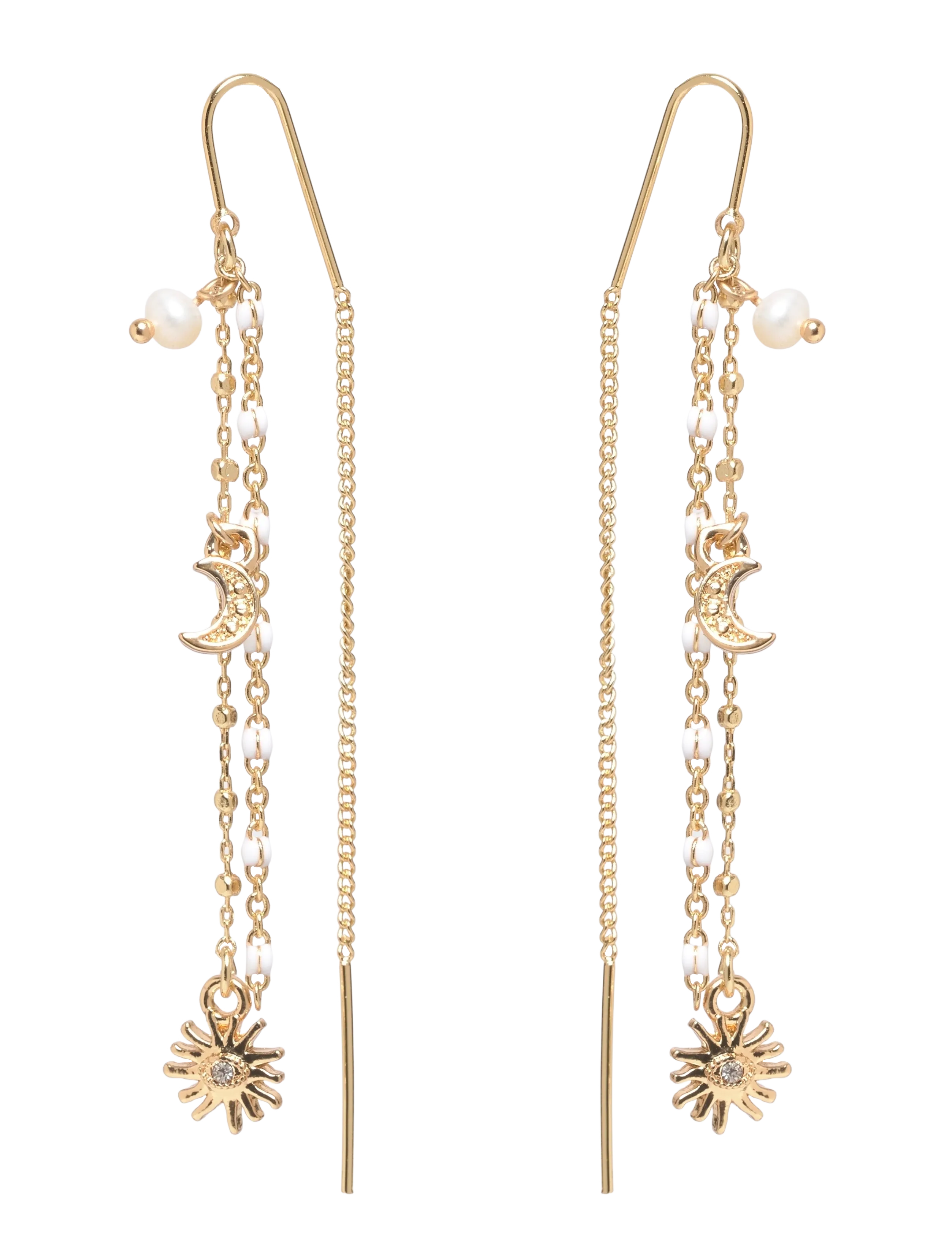 Pilgrim MYLAN chain earrings gold-plated - Danske brands - GOLD PLATED / gold