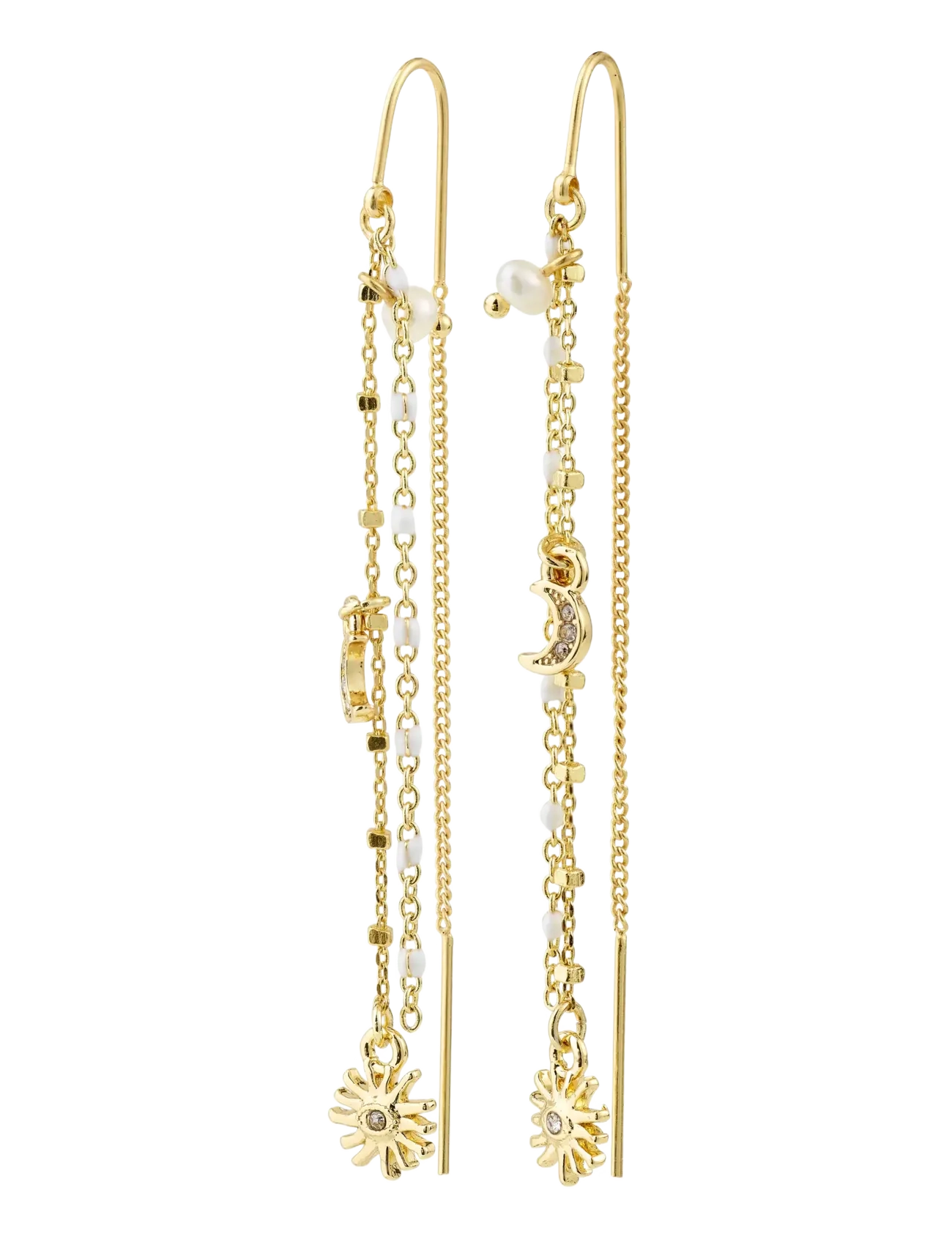 Pilgrim MYLAN chain earrings gold-plated - Øreringe med vedhæng - GOLD PLATED / gold