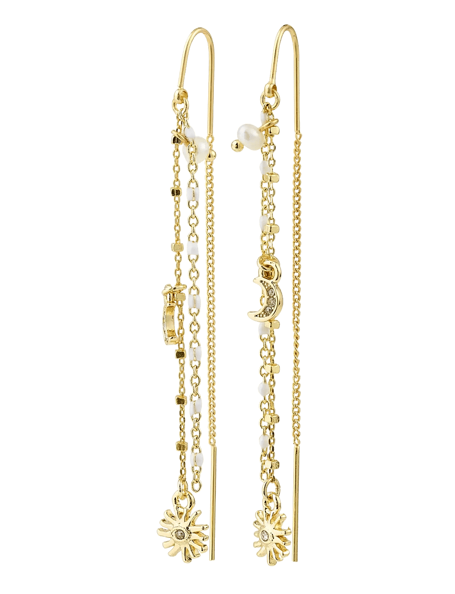 Pilgrim - MYLAN chain earrings gold-plated - gold plated - 1