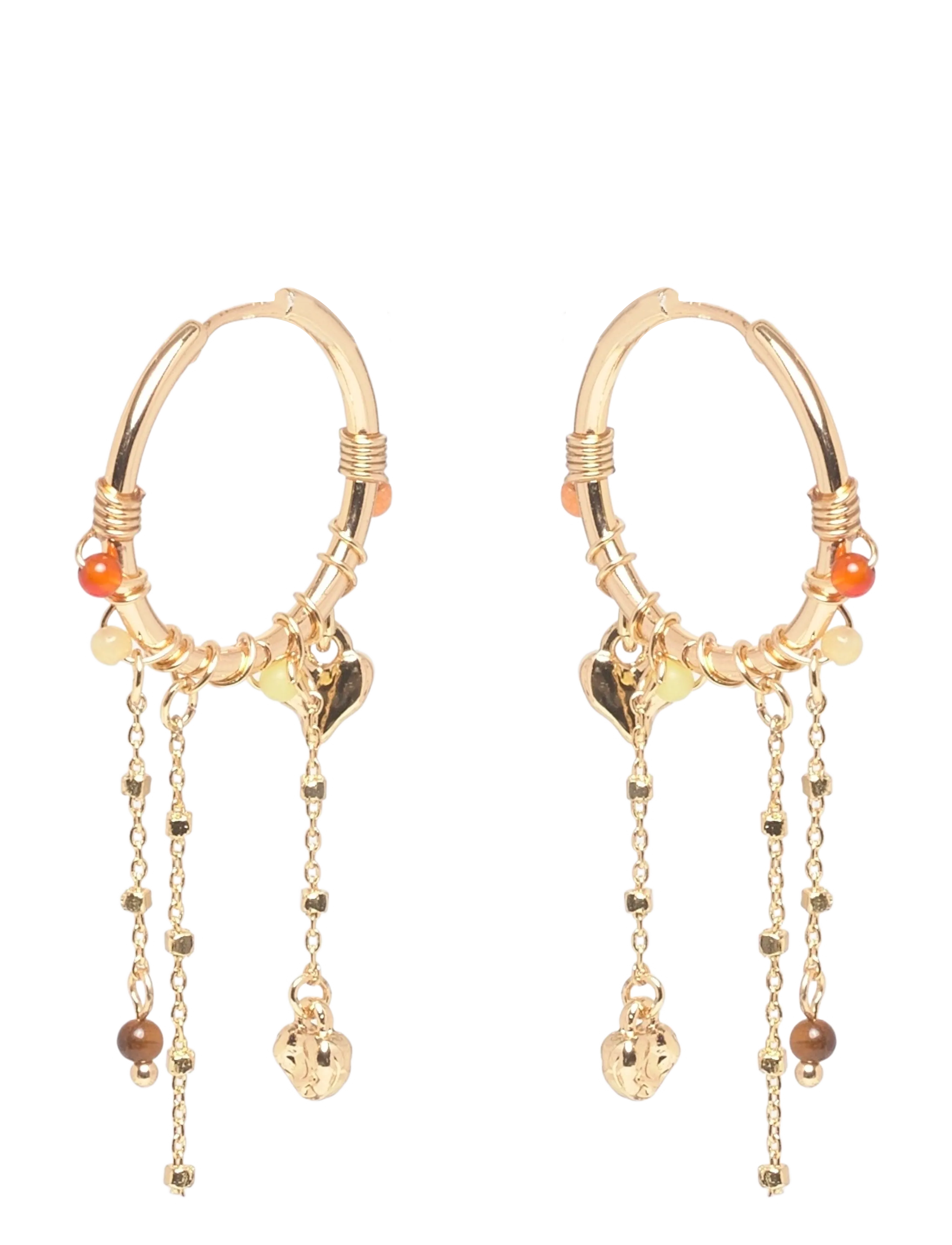 Pilgrim MYLAN earrings gold-plated - Hoops - GOLD PLATED / gold