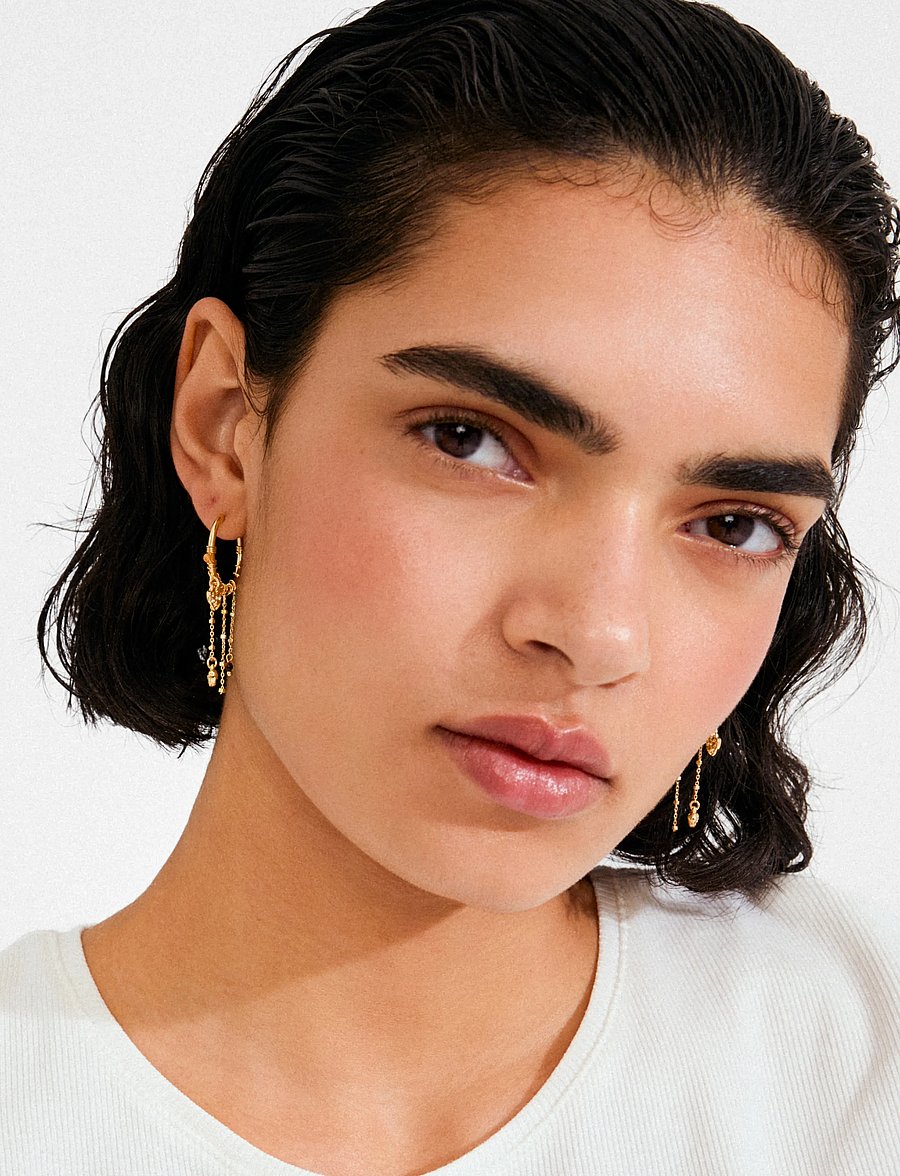 Pilgrim - MYLAN earrings gold-plated - silmatorkavad kõrvarõngad - gold plated - 2