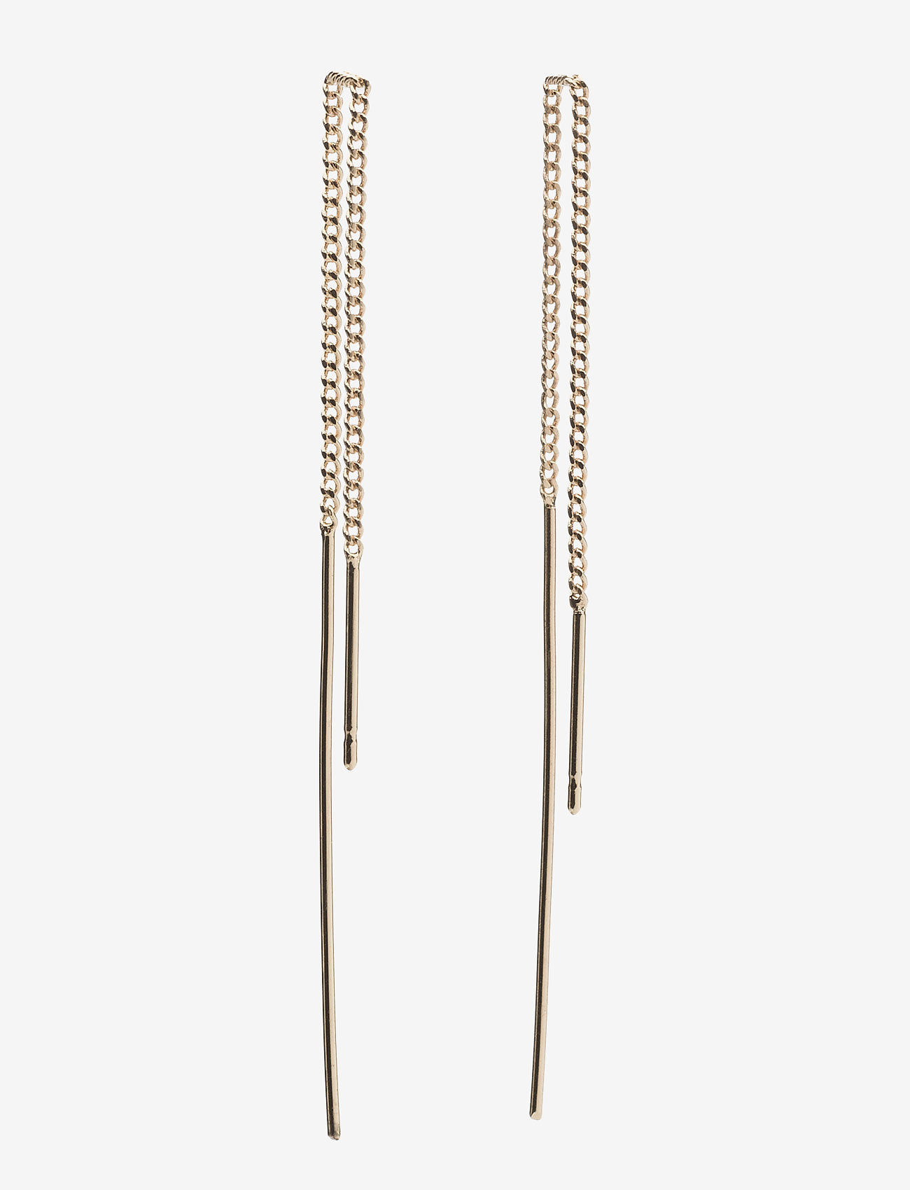 Pilgrim - TAHOE recycled chain earrings - rippuvad kõrvarõngad - gold plated - 0