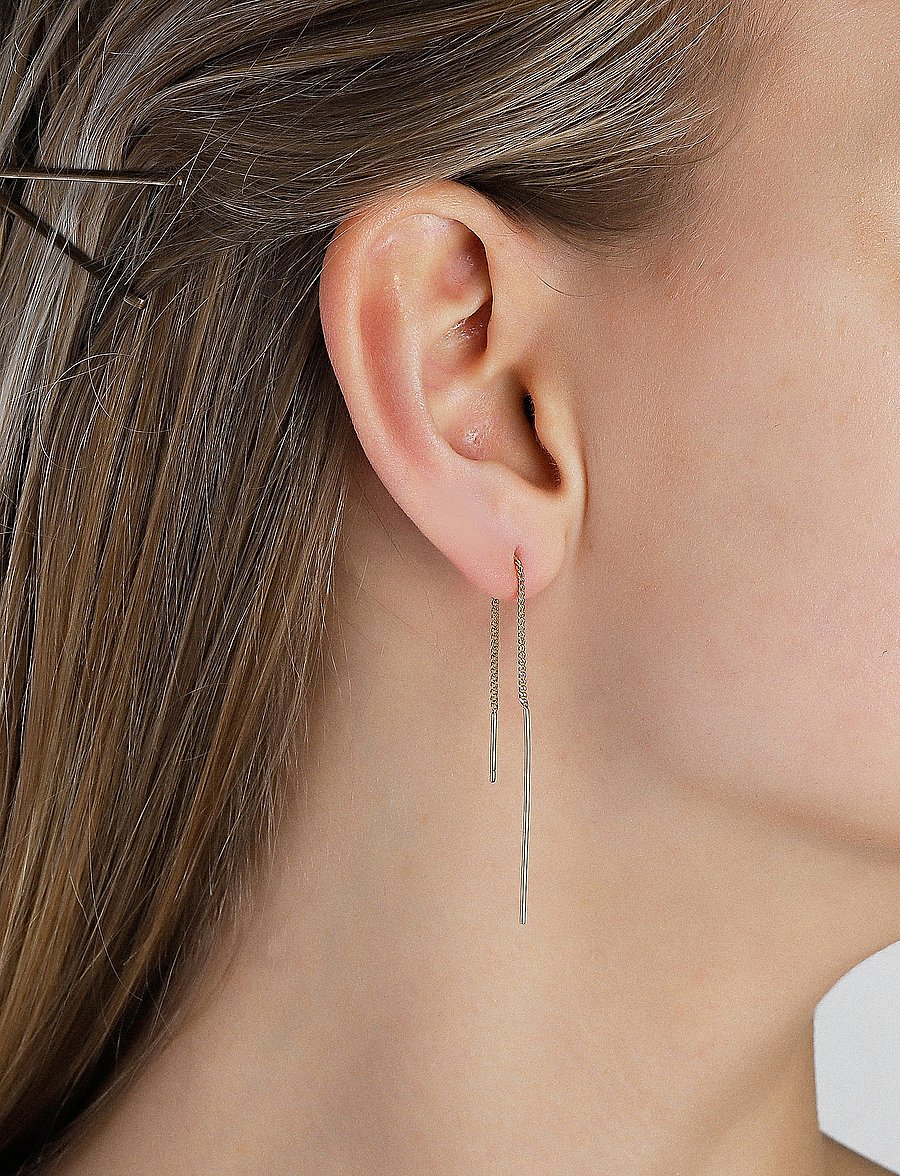 Pilgrim - TAHOE recycled chain earrings - ohrhänger - gold plated - 0