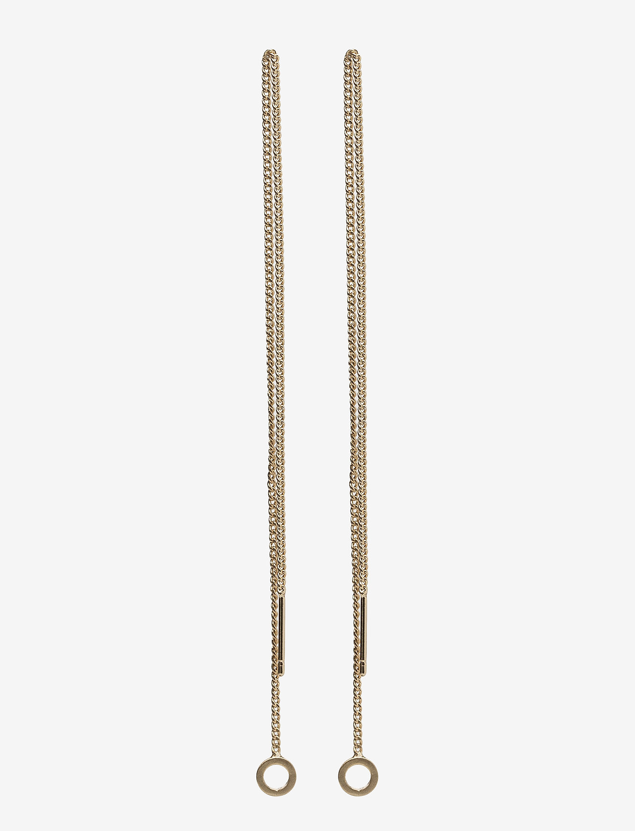 Pilgrim - TAHOE recycled chain earrings - gold plated - 0