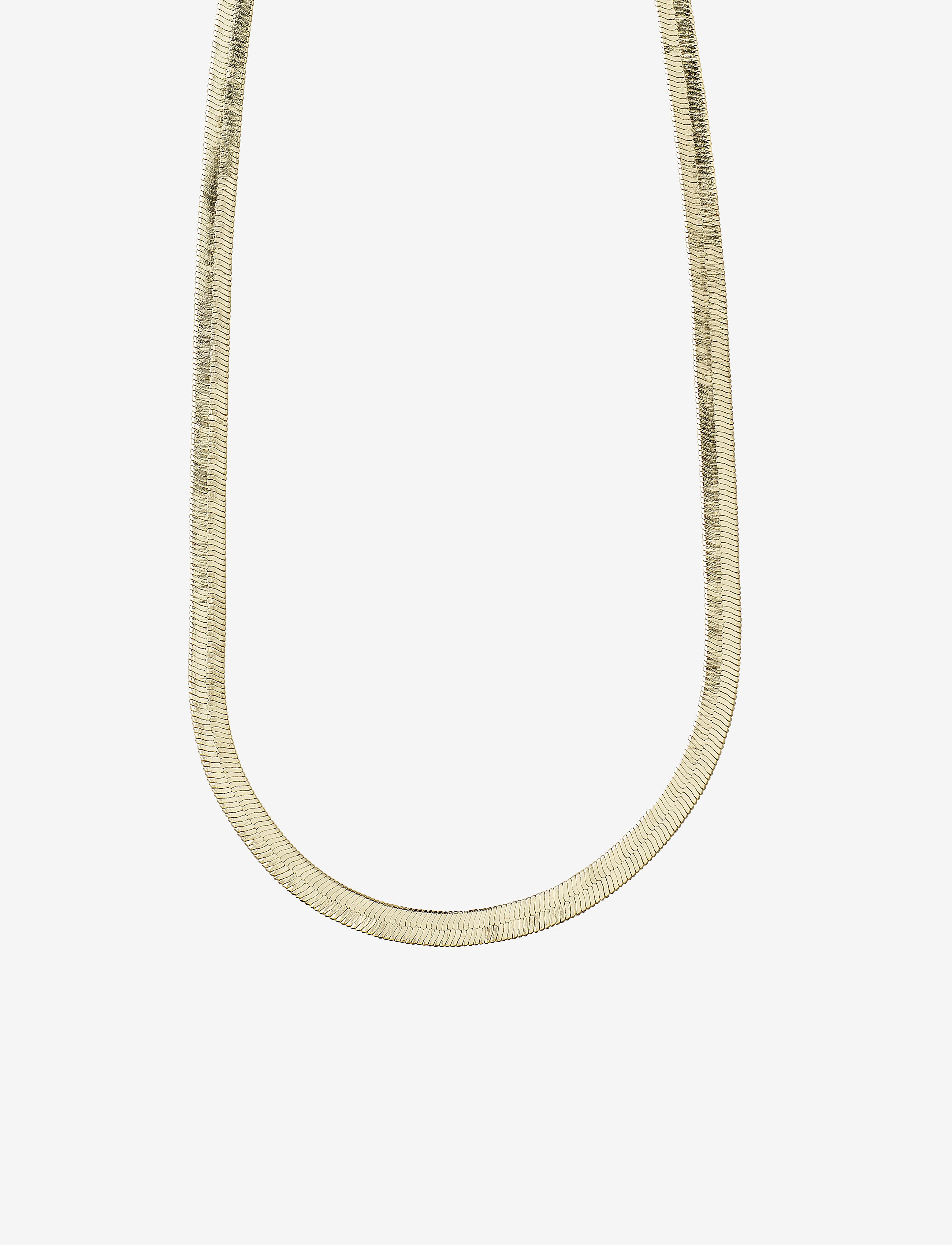 Pilgrim NOREEN flat snakechain necklace gold-plated - Accessoarer - GOLD PLATED / gold