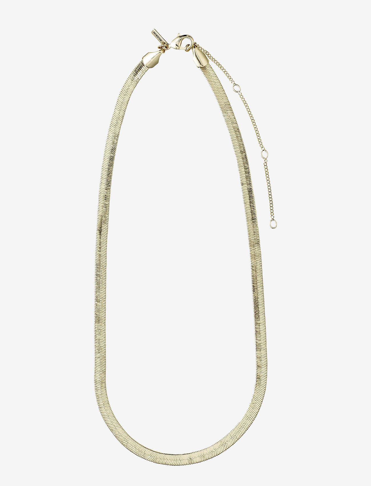 Pilgrim - NOREEN flat snakechain necklace gold-plated - gold plated - 1