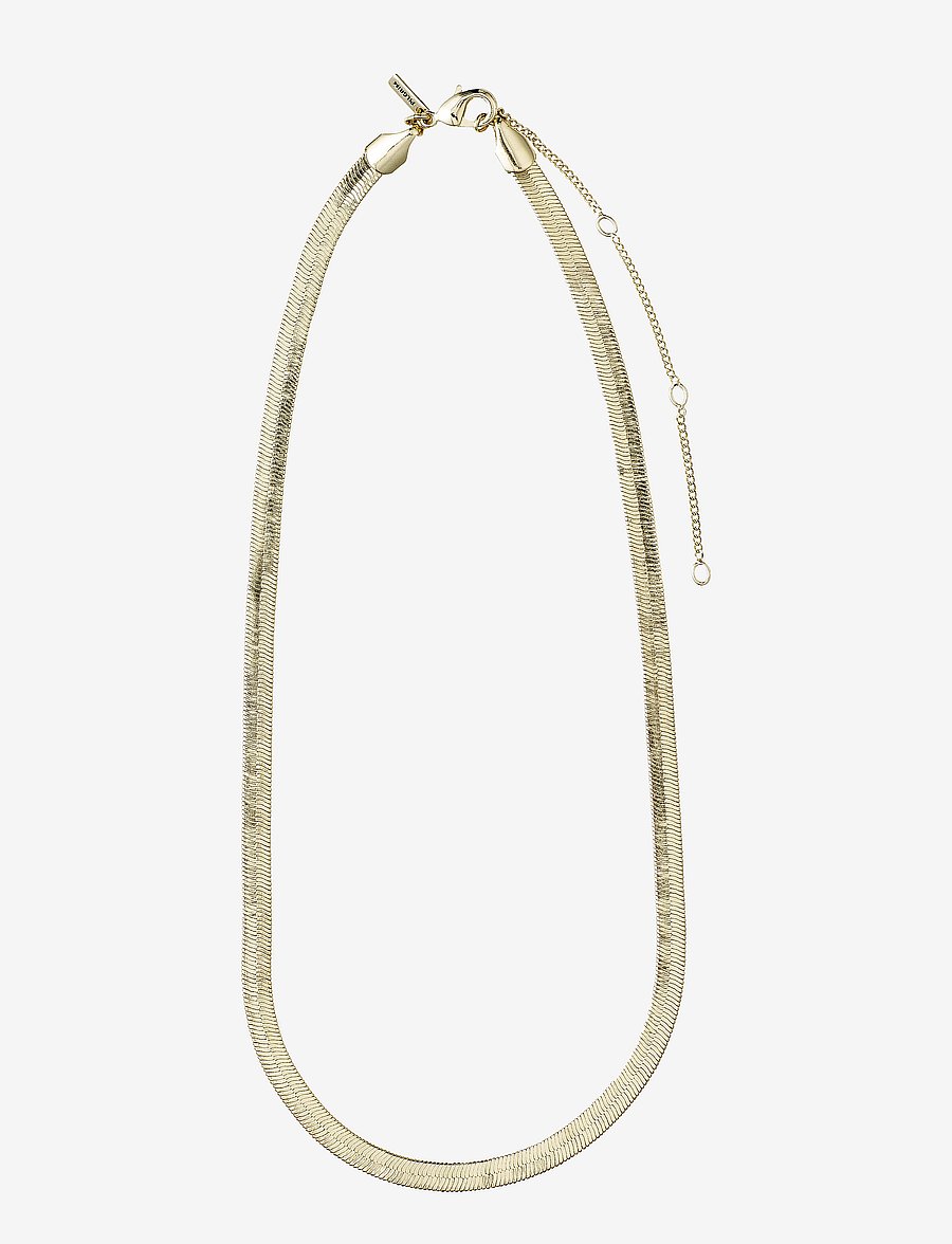 Pilgrim - NOREEN flat snakechain necklace gold-plated - statement-ketten - gold plated - 2