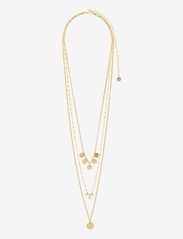 Pilgrim - Necklace Carol Gold Plated Crystal - statement halskæder - gold plated - 0