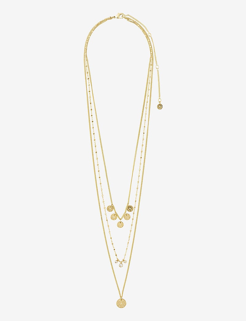Pilgrim - CAROL layered necklace 3-in-1 - statement-ketten - gold plated - 0