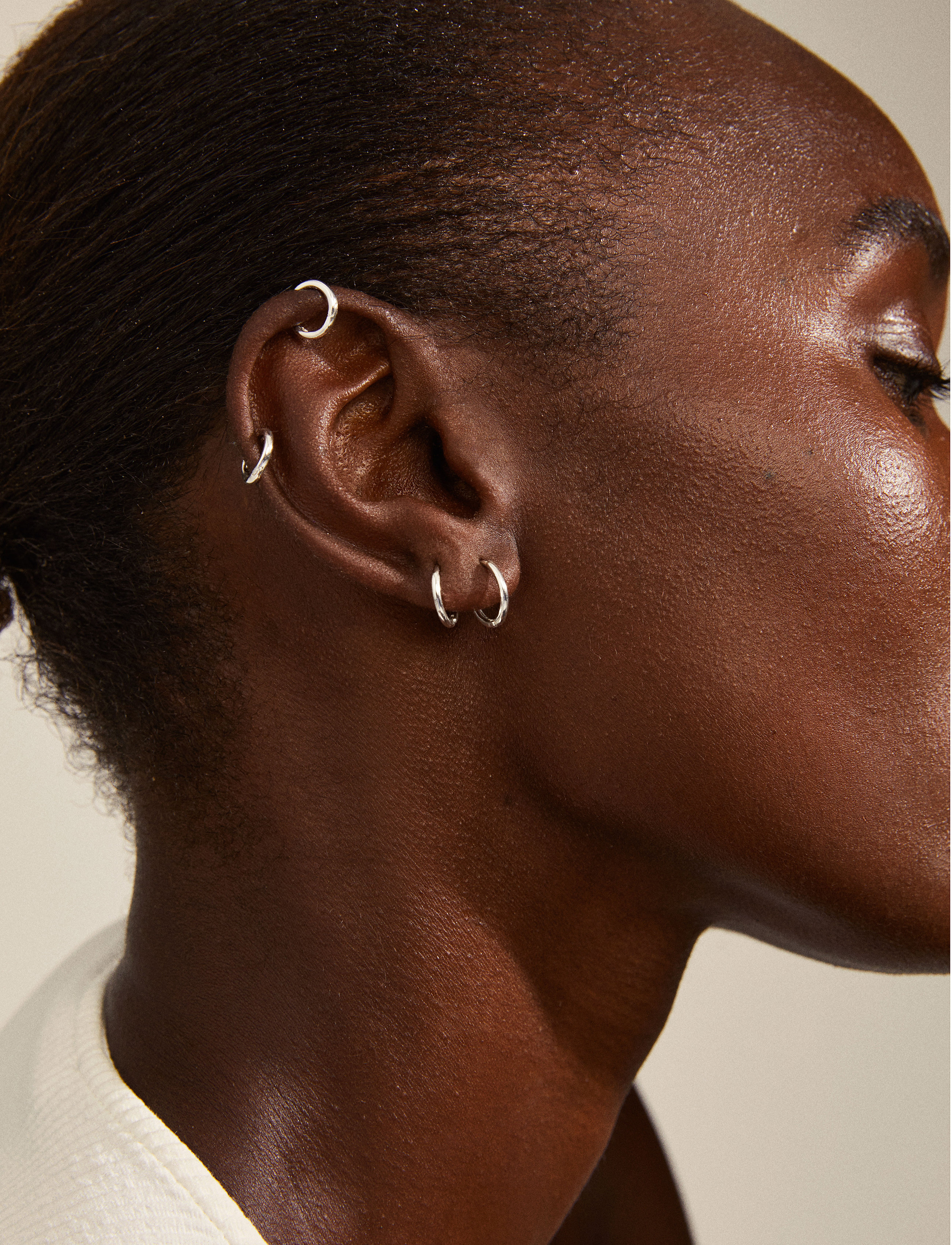 Pilgrim Ariella Recycled Hoop Earrings 2-In-1 Set, One Size, Earrings, Silber - Hoops, Frauen