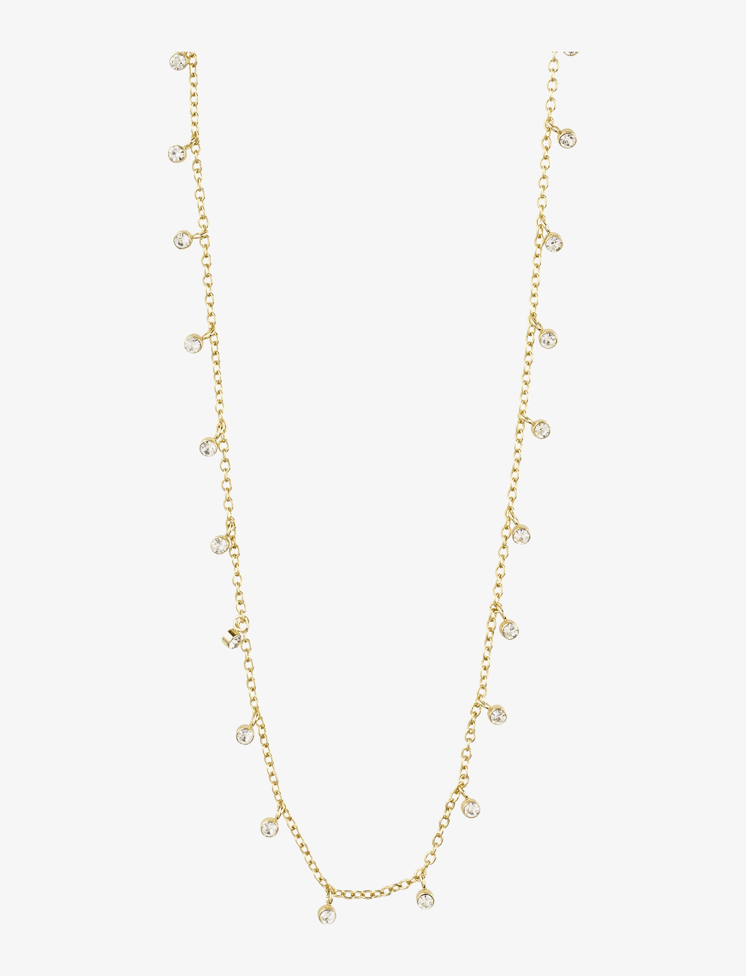 Pilgrim MAJA crystal multi drops necklace gold-plated - Kollektionen - GOLD PLATED / gold