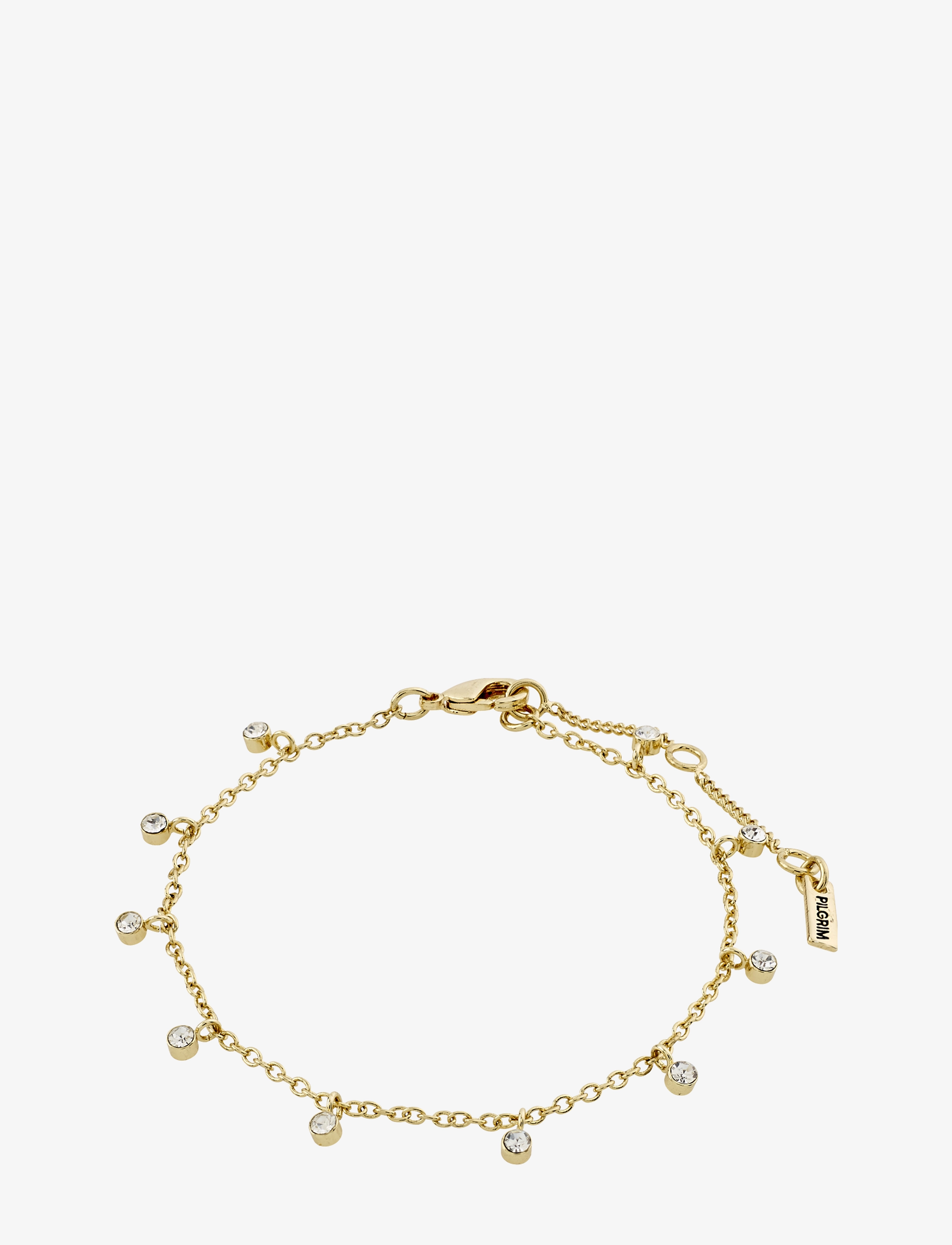 Pilgrim MAJA crystal multi drops bracelet gold-plated - Armbänder - GOLD PLATED / gold