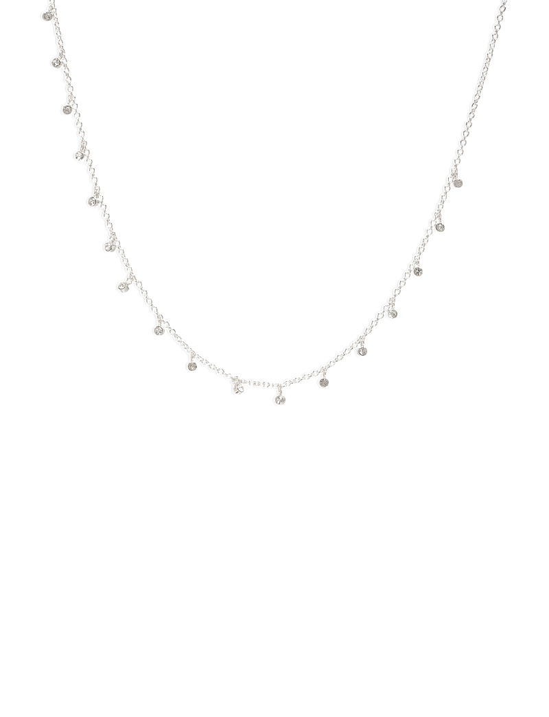 Pilgrim - MAJA crystal multi drops necklace silver-plated - halsketten - silver plated - 0