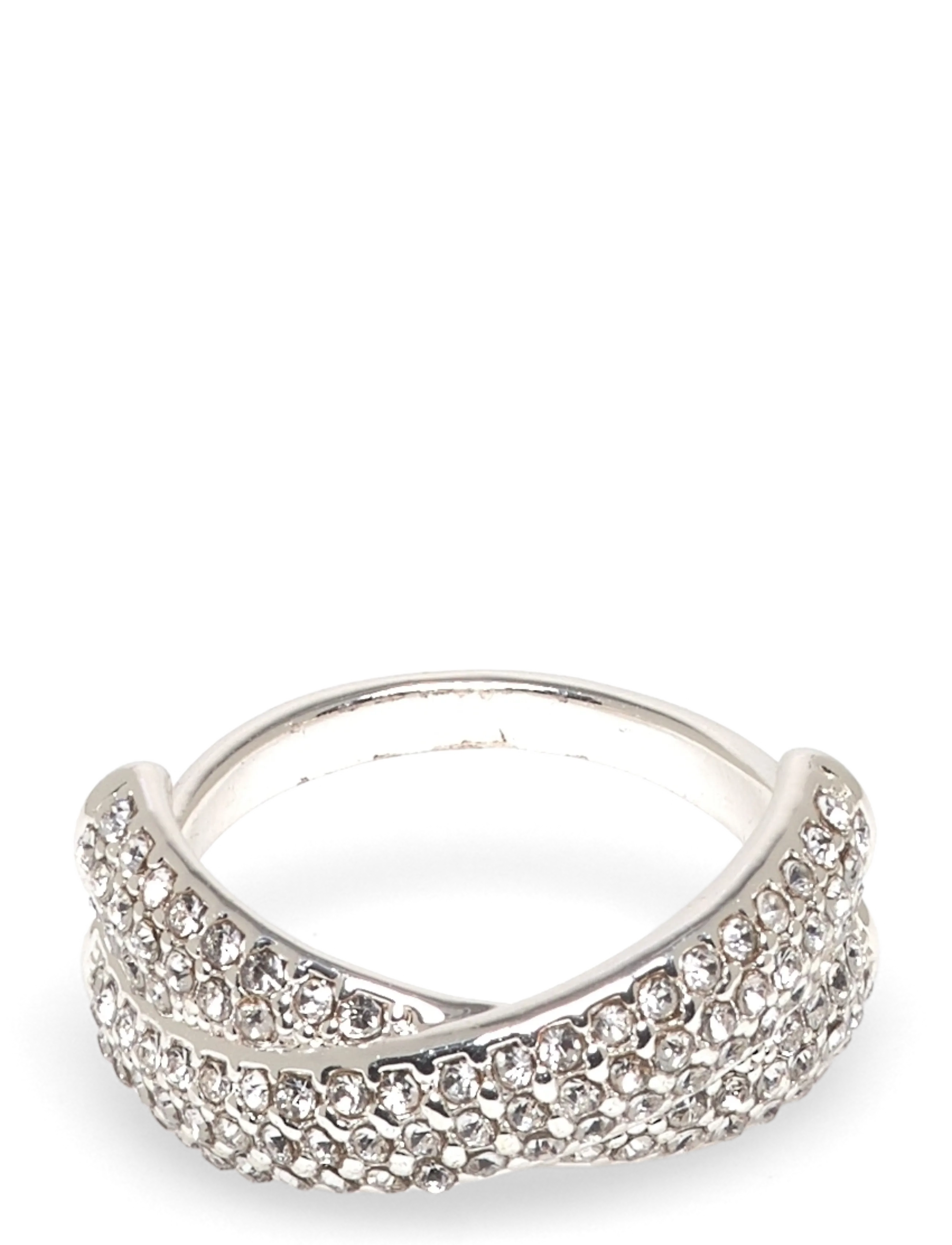 Pilgrim Edtli Crystal Ring Silver-Plated, One Size, Silver, Smykker > Ringe, Dame