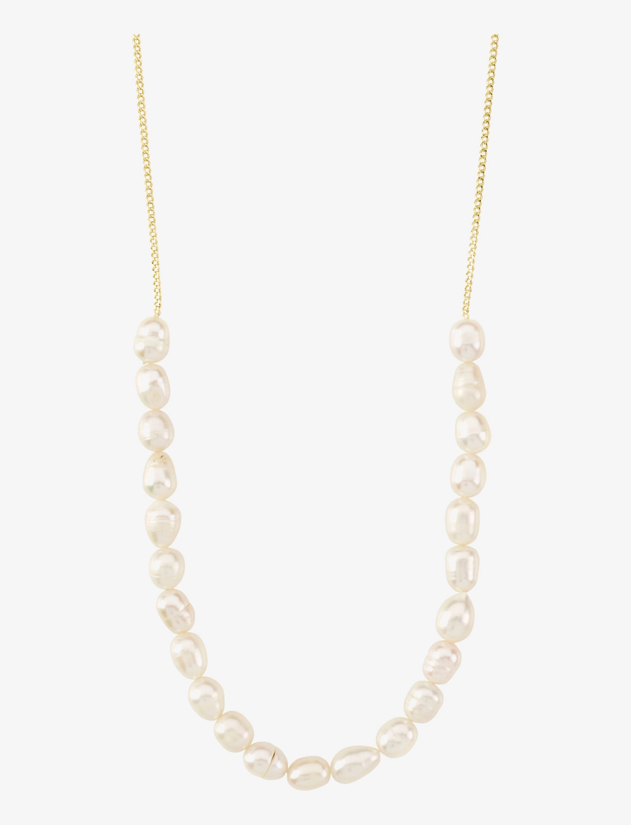 PILGRIM Berthe Pearl Kette Gold-Plated Gold - One Sizex510 - Damen