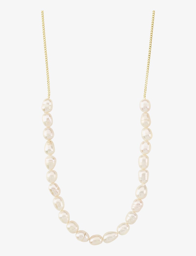 Pilgrim - BERTHE pearl necklace gold-plated - perlekæder - gold plated - 1