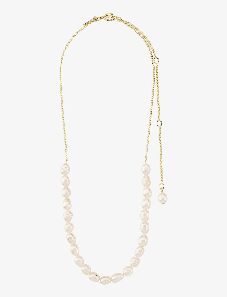 Pilgrim - BERTHE pearl necklace gold-plated - perlekæder - gold plated - 2