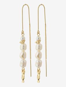 BERTHE pearl chain earrings, Pilgrim