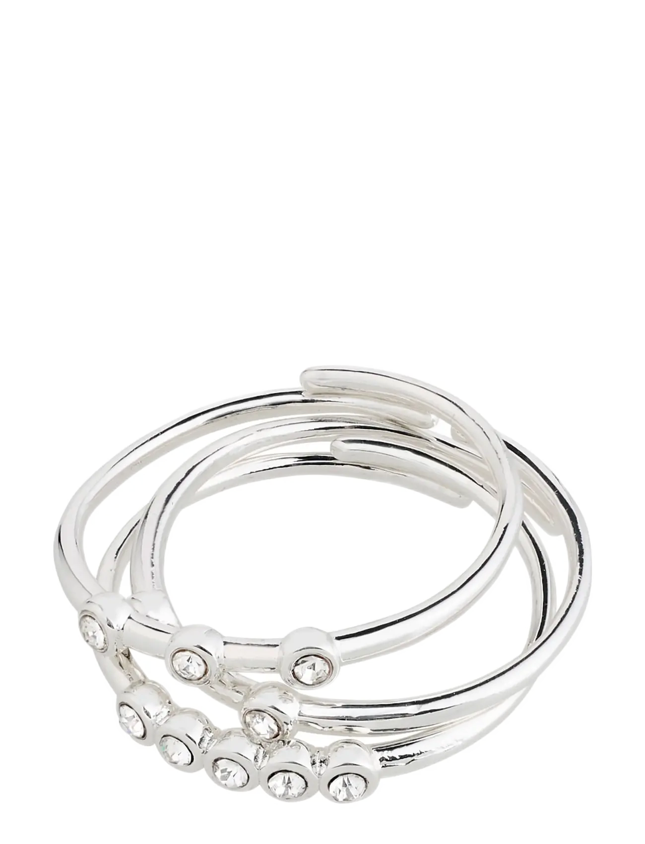 Sloan Rings 3-In-1 Set Silver-Plated