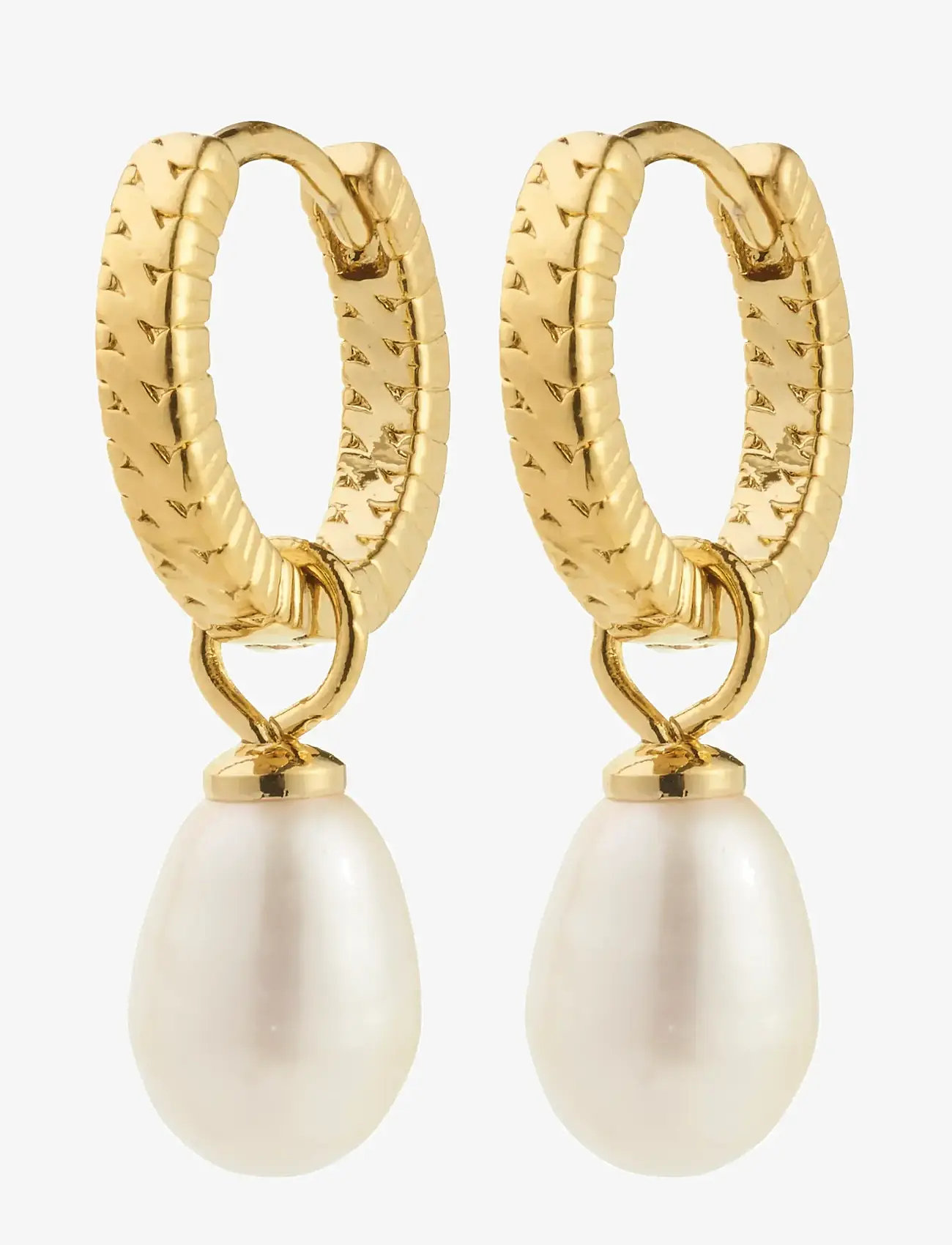 Pilgrim - ELLIANA earrings gold-plated - pärlörhängen - gold plated - 1